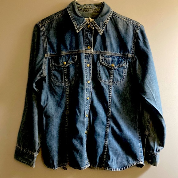 Jacob Tops - Jacob denim snap down shirt